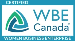 WBE Canada Certified badge issued by WBE Canada — recognizing FSET as a certified Women Business Enterprise.