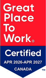 Great Place to Work Certified badge (Jan 2025–Jan 2026) issued by Great Place to Work Canada — recognizing FSET as a certified great workplace.
